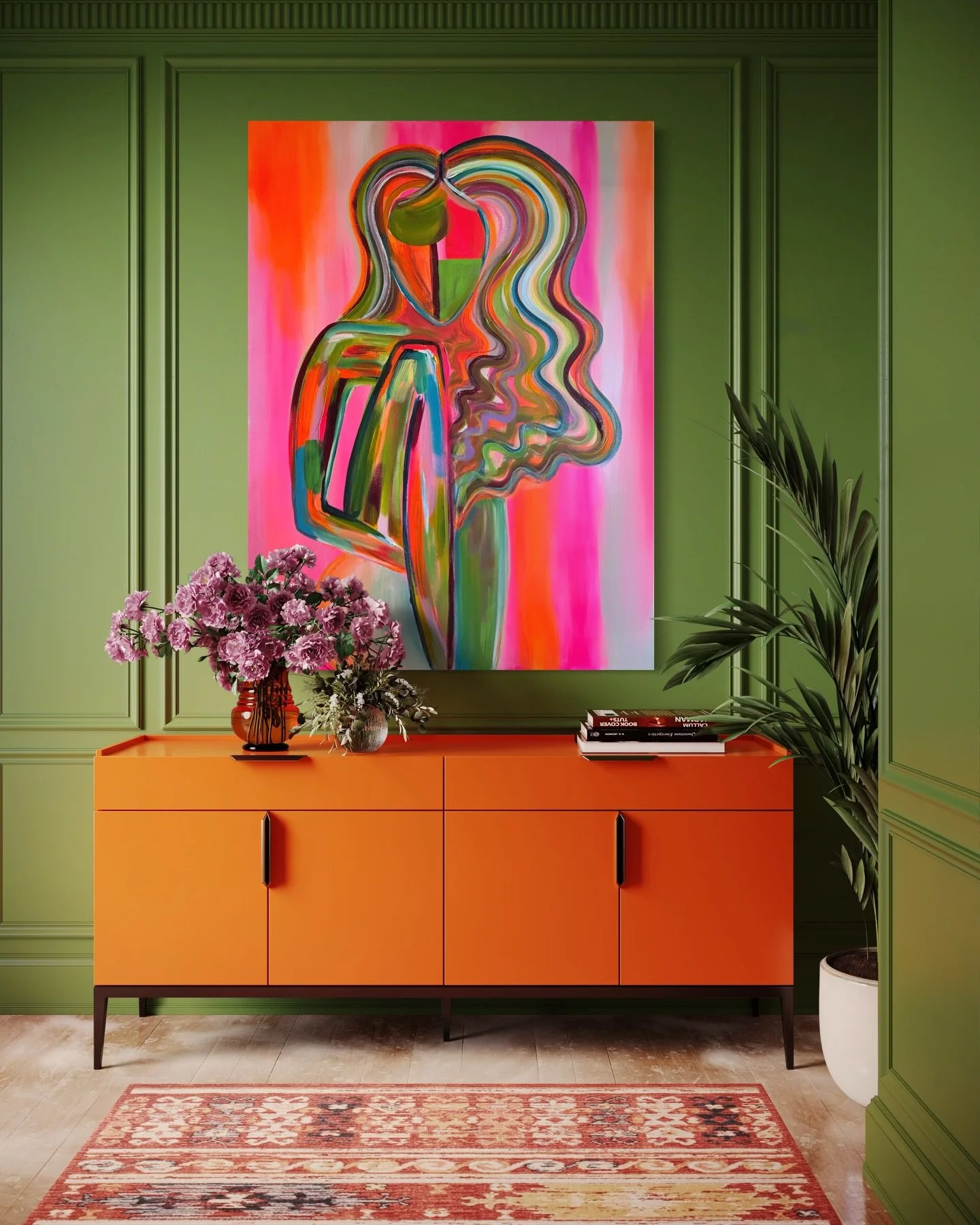 Sometimes you just need a pop of color in your lives! &ldquo;She&rsquo;s Got Funk!&rdquo; Definitely has the pop people need! Totally embracing the wild hair in this one &amp; she&rsquo;s kind of giving rockstar vibes! 🤪💖💃🏼 She&rsquo;s available 