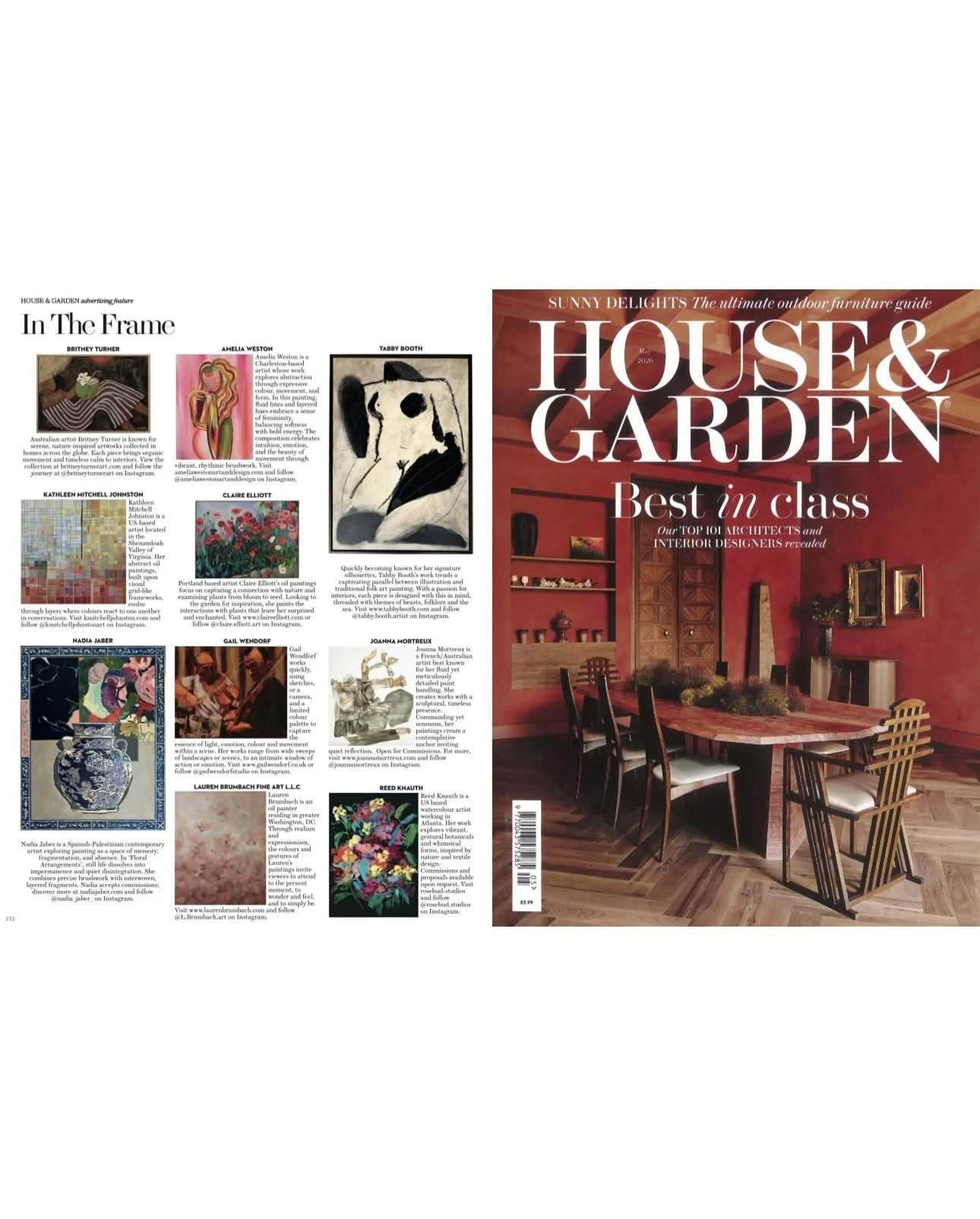 Pinch me!!!! I am so honored to share that my work has been featured in House &amp; Garden UK!! @houseandgardenuk 

To be included in a publication that celebrates timeless design and artistry on such a global scale is incredibly special. Grateful fo