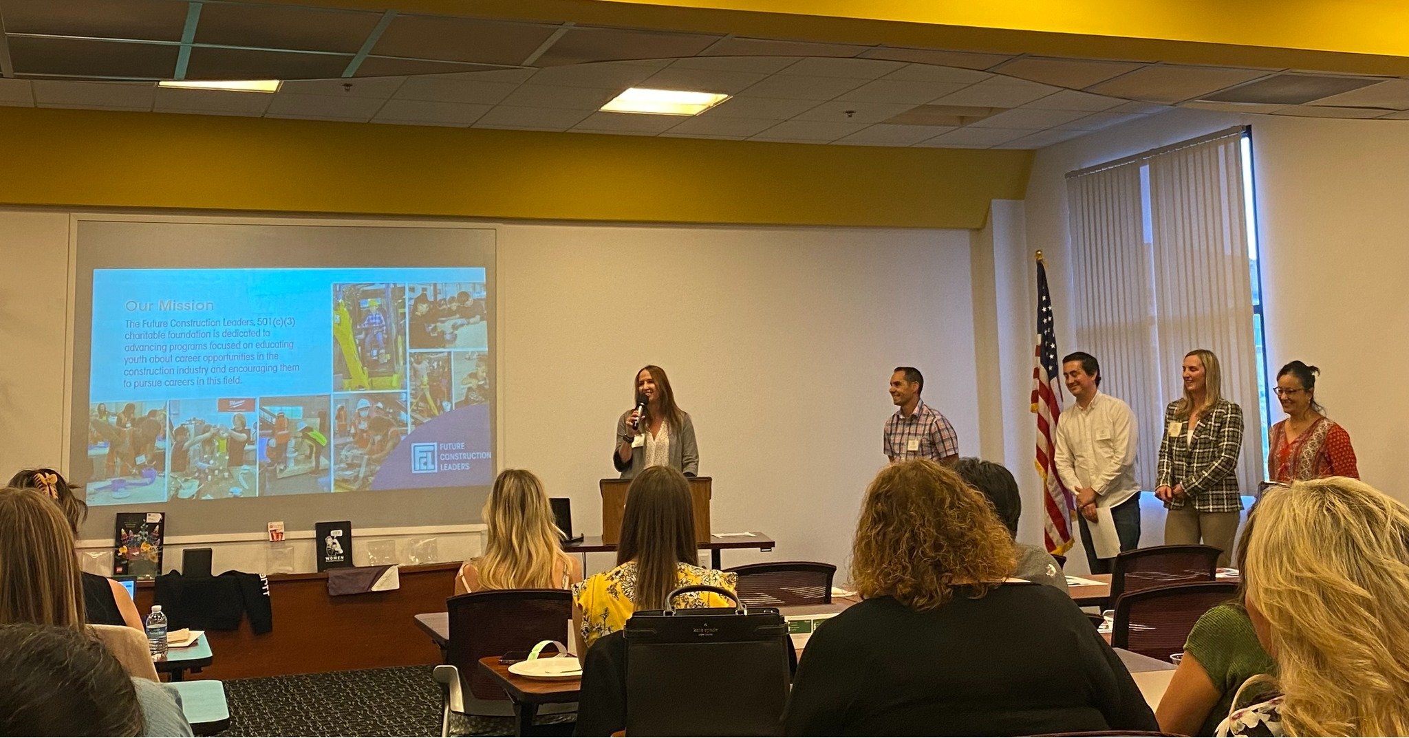 The Future Construction Leaders (FCL) Board had a great time presenting at the @nawicsd_21 May General Meeting. We discussed how to find the future construction workforce and the importance of investing in educating youth about careers in constructio