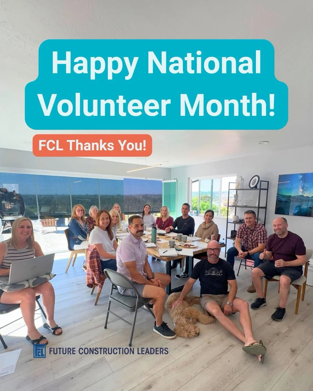 Happy National Volunteer Month! Without you, we would not be where we are today.

Interested in dedicating time as a volunteer to work with kids, spread awareness to careers in construction and skilled trades, or be a part of Future Construction Lead