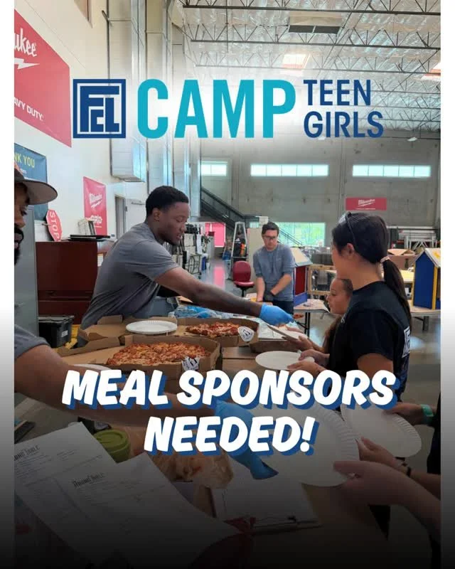 Thank you to our FCL Camp Teen Girls - San Diego sponsors! We&rsquo;re so excited to collaborate with you to make this year&rsquo;s event one for the books!

We are still looking for meal sponsors for Tuesday (breakfast and lunch) and Friday (breakfa