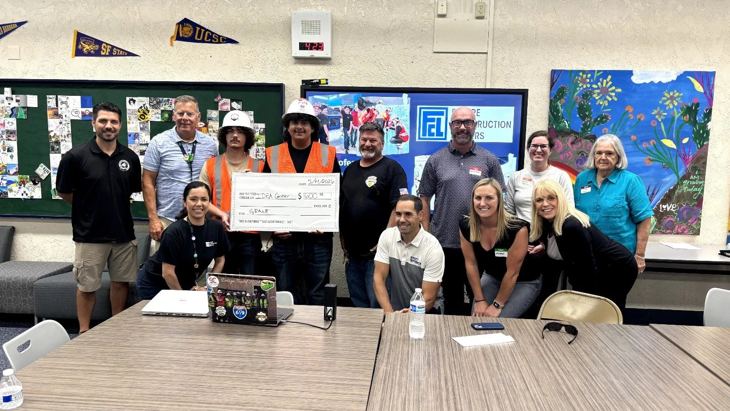 When construction meets education, the future wins. 🤝✨

FCL was honored to present a special grant to the @idea_center_hs Construction program to help fuel their next round of design-build projects. 

Together alongside construction and education le