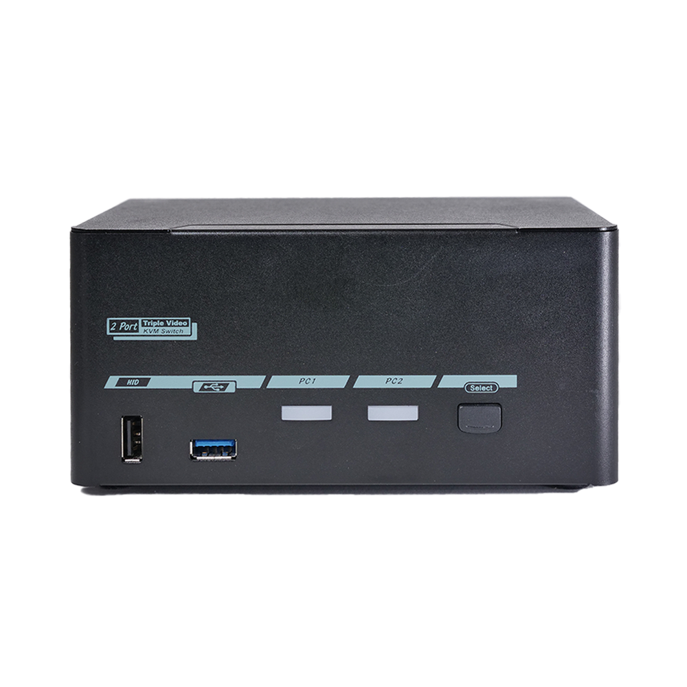 4-PC, Triple-Monitor  1x HDMI 2x DP  4K Up To 144Hz With 4 Port Usb 3 0 Kc Kvm403dh