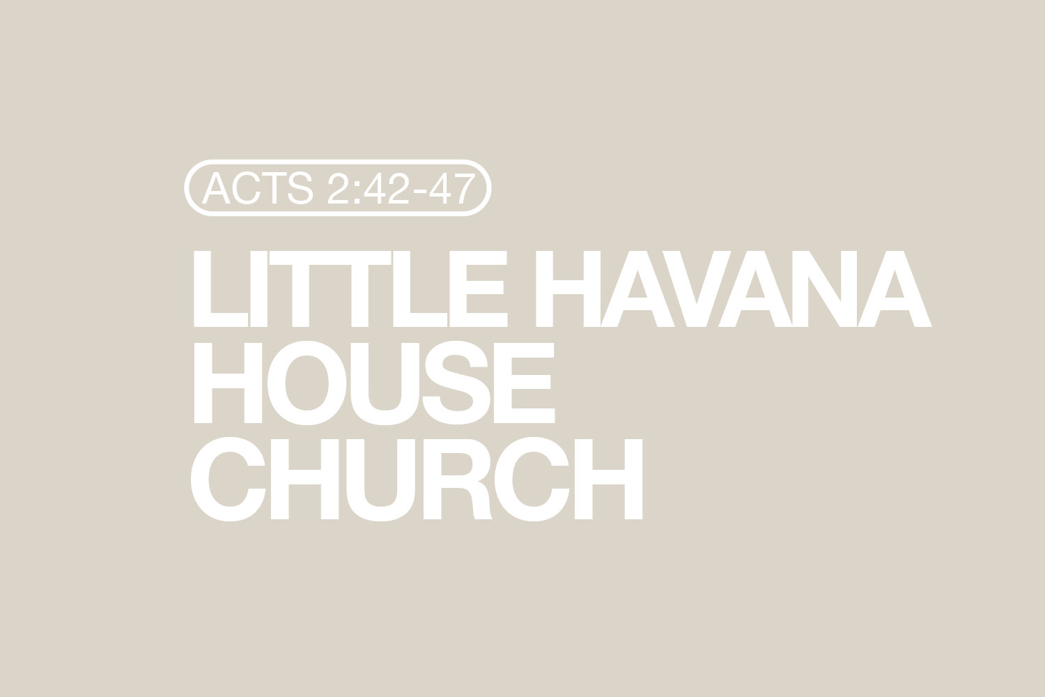 Little Havana House Church