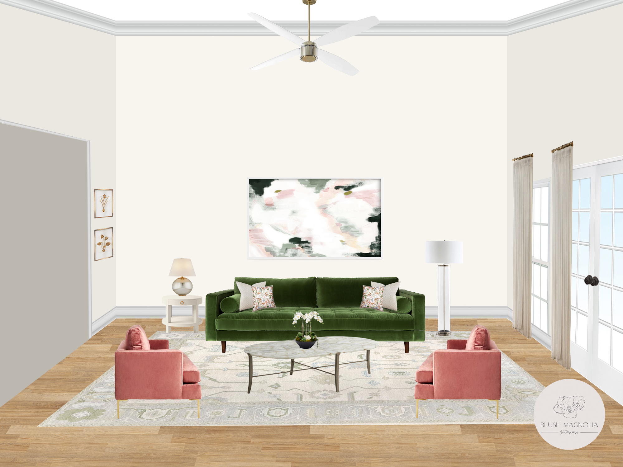 Project Spotlight: Pink and Green Glam