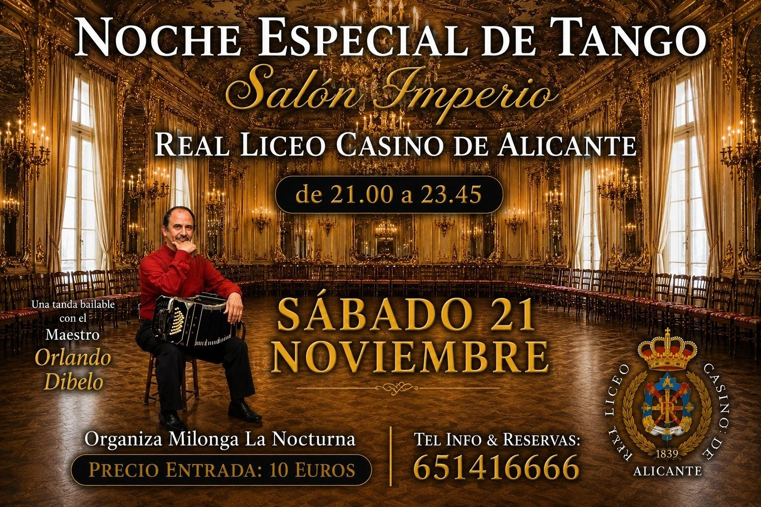 NOCHE ESPECIAL DE TANGO
