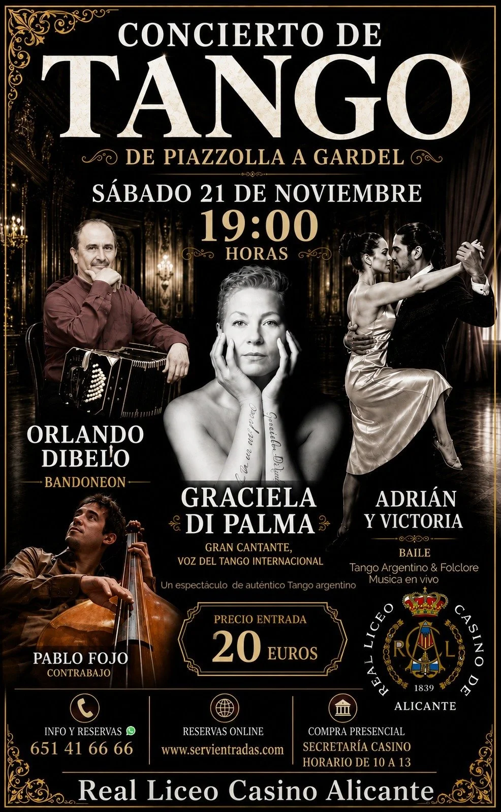 TANGO, DE PIAZZOLLA A GARDEL