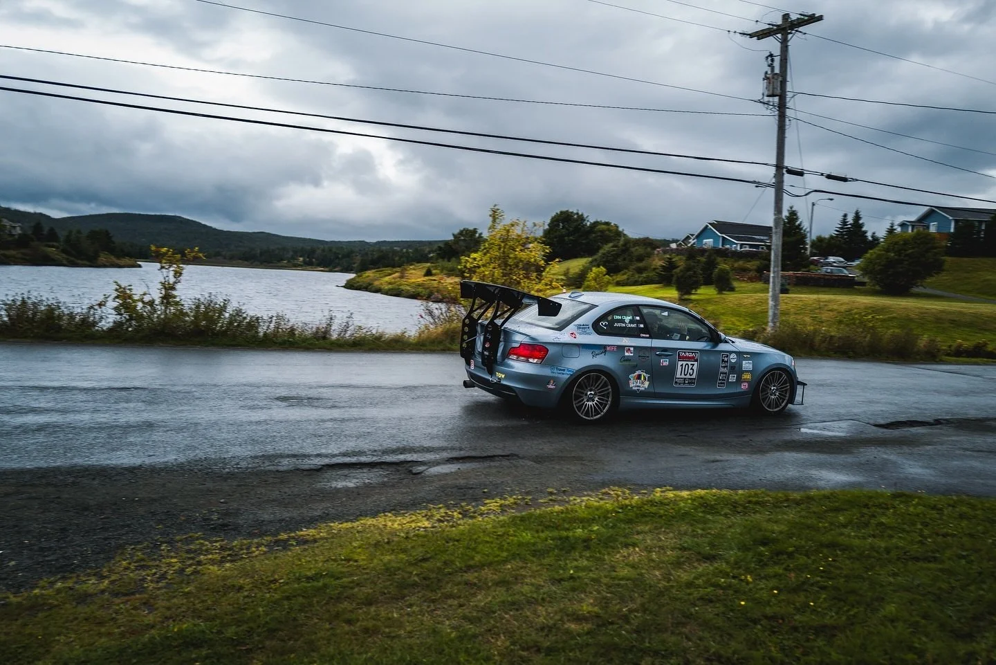 🚙 First day of @targanl race in Newfoundland