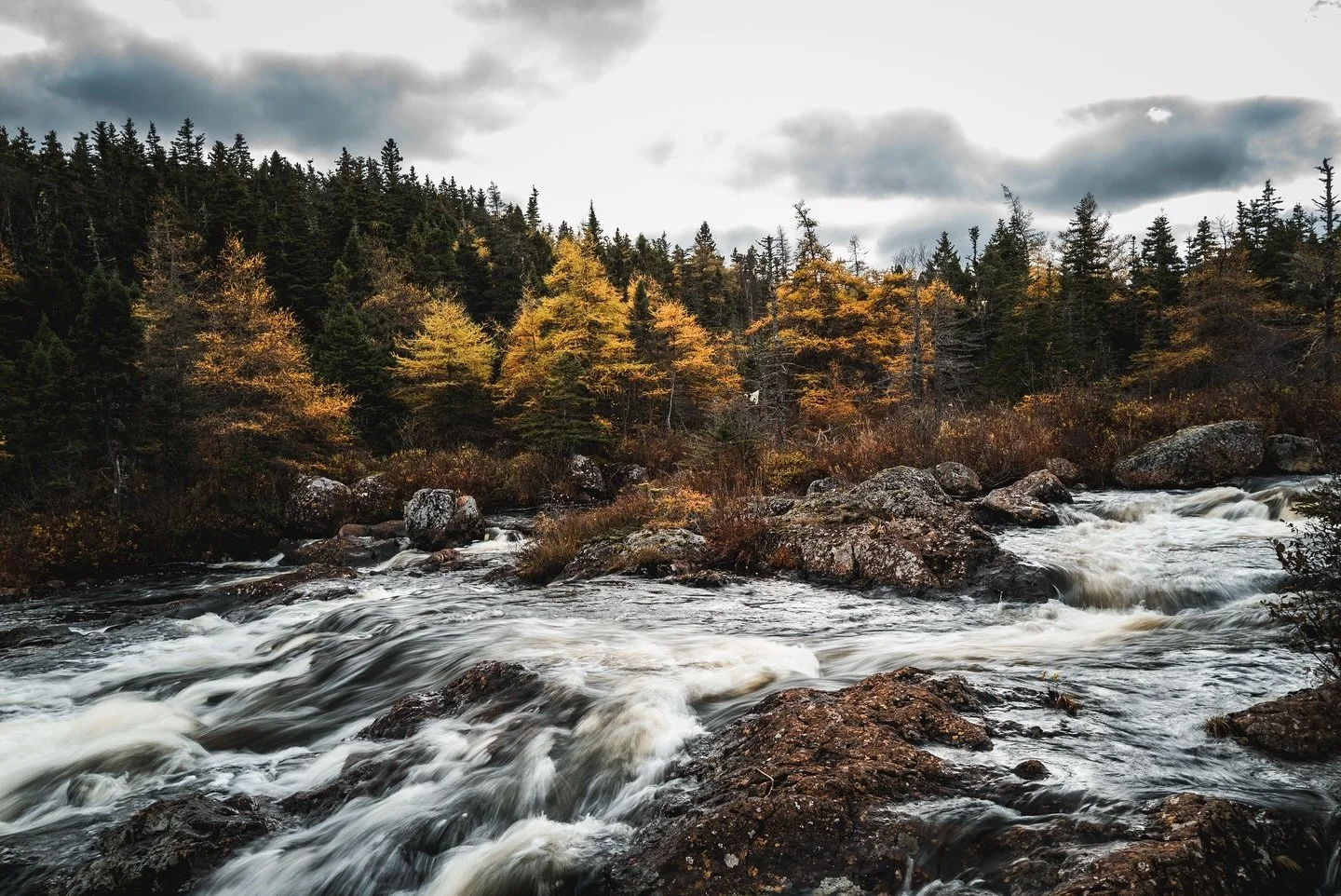 Little tricky to get a long exposure shot of flowing water without is Nd filter but I managed.