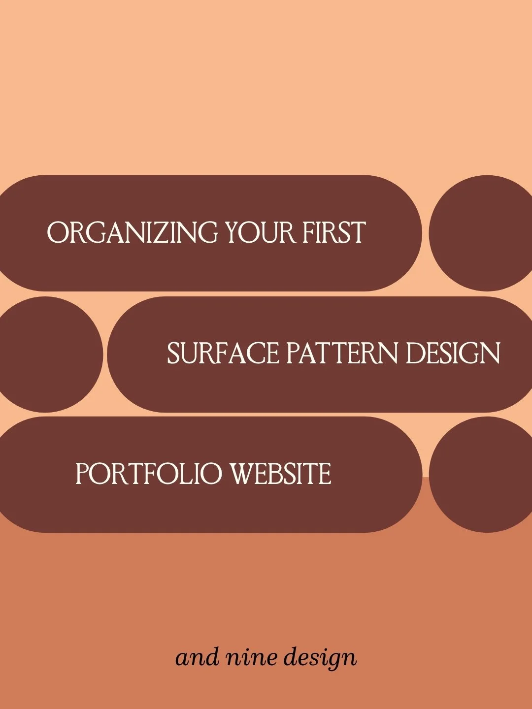 Organizing Your First Surface Pattern Design Portfolio Website
