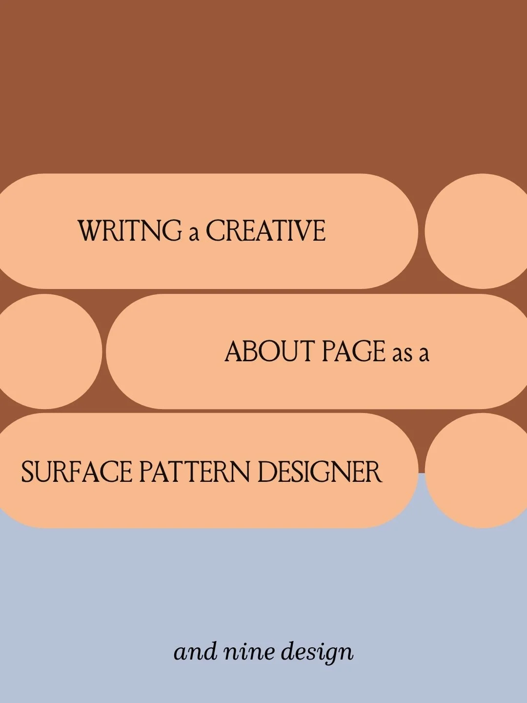 Writing a Creative About Page as a Surface Pattern Designer