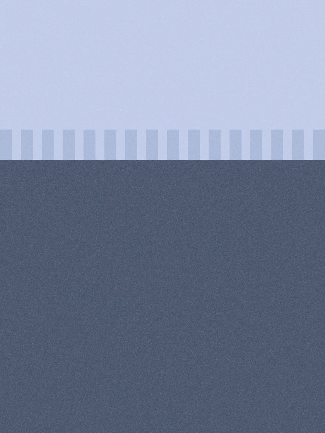 One of And Nine Design's striped brand patterns applied to a stationery card in rust orange and peach.