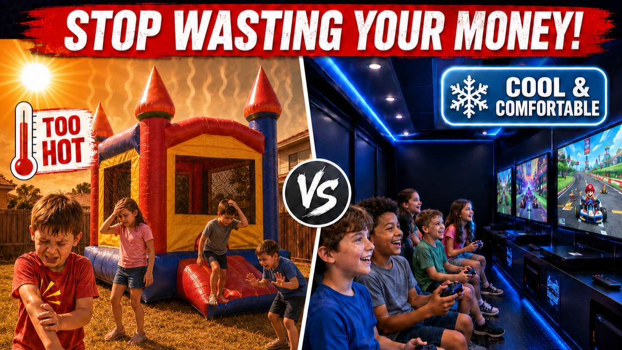 Bounce House vs. Video Game Truck: Which Is Better for a Summer Party?