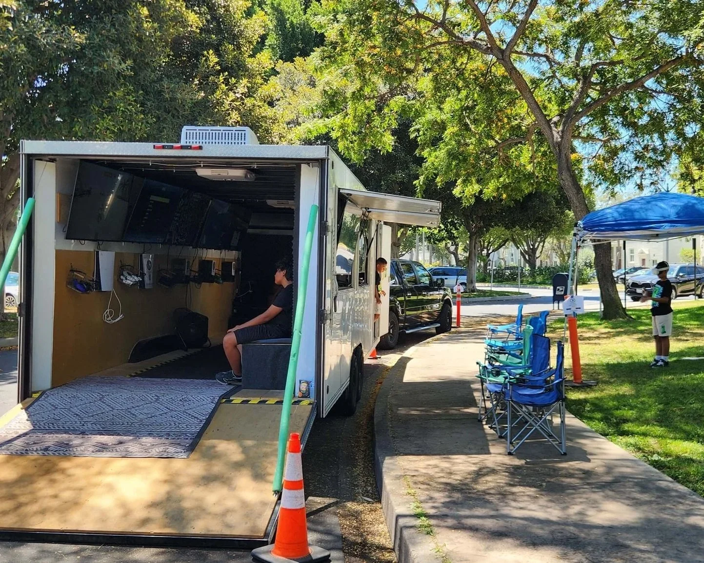 Video Game Truck At the park