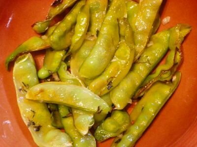 Roasted Sugar Snap Peas