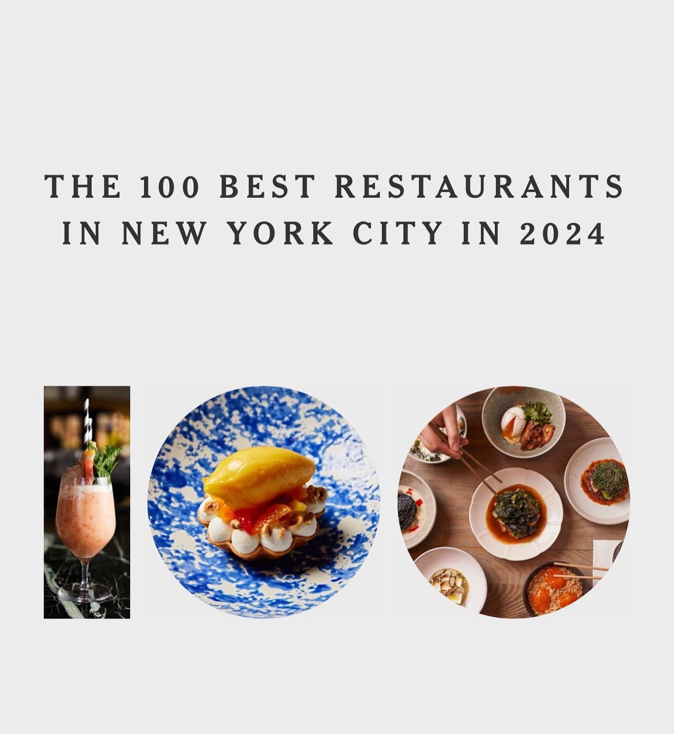 Congratulations to @cisiamonyc and @gramercytavern for being recognized as two of the 100 Best Restaurants in NYC by the @nytimes and @pete_wells. We&rsquo;re incredibly proud of our teams who bring relentless commitment, spirit, and passion to our r