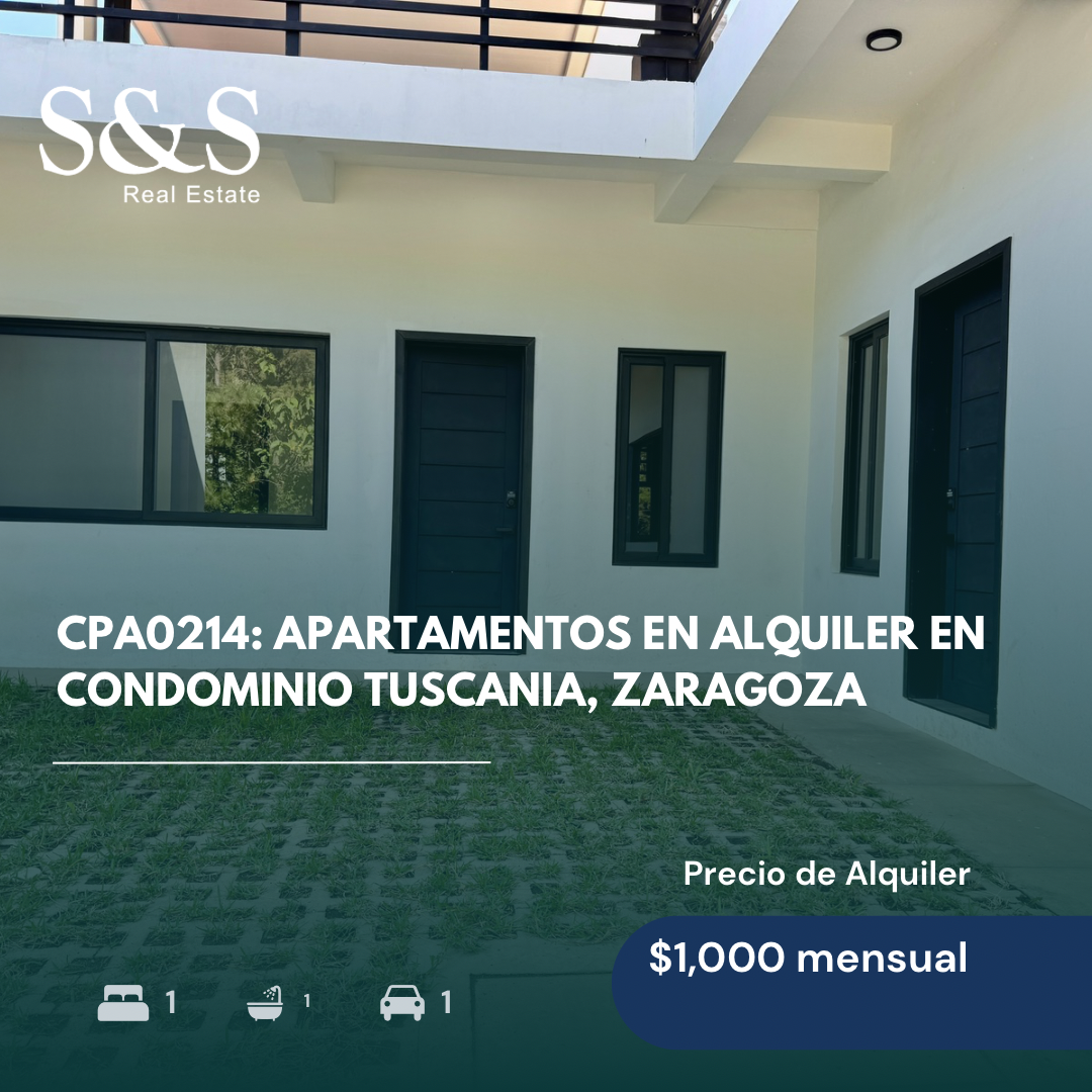 CPA0214 - Apartamentos en Alquiler en Condominio Tuscania, Zaragoza