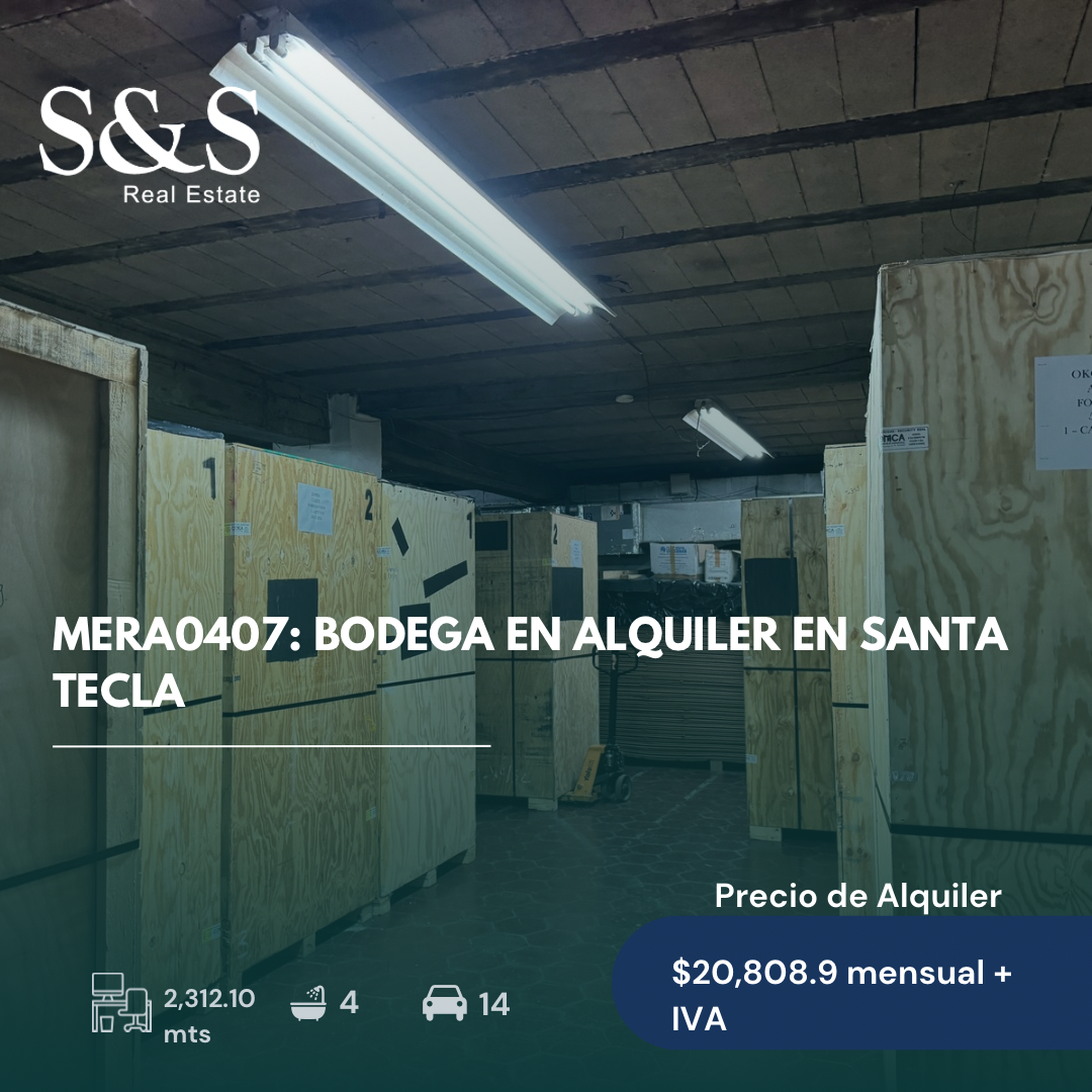 MERA0407 - Bodega en Alquiler en Santa Tecla