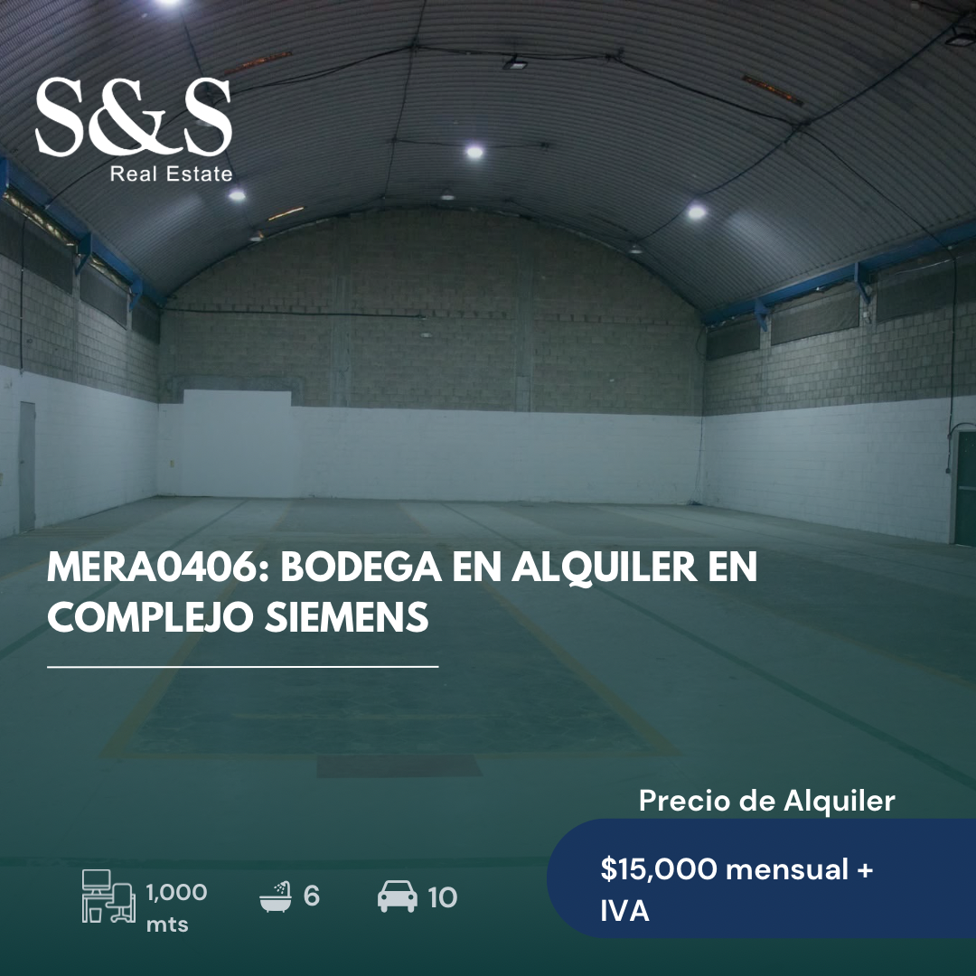 MERA0406 - Bodega en Alquiler en Complejo Siemens