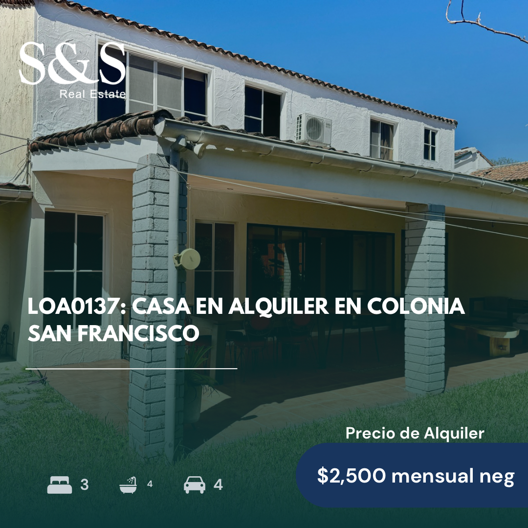 LOA0137 - Casa en Alquiler en Colonia San Francisco