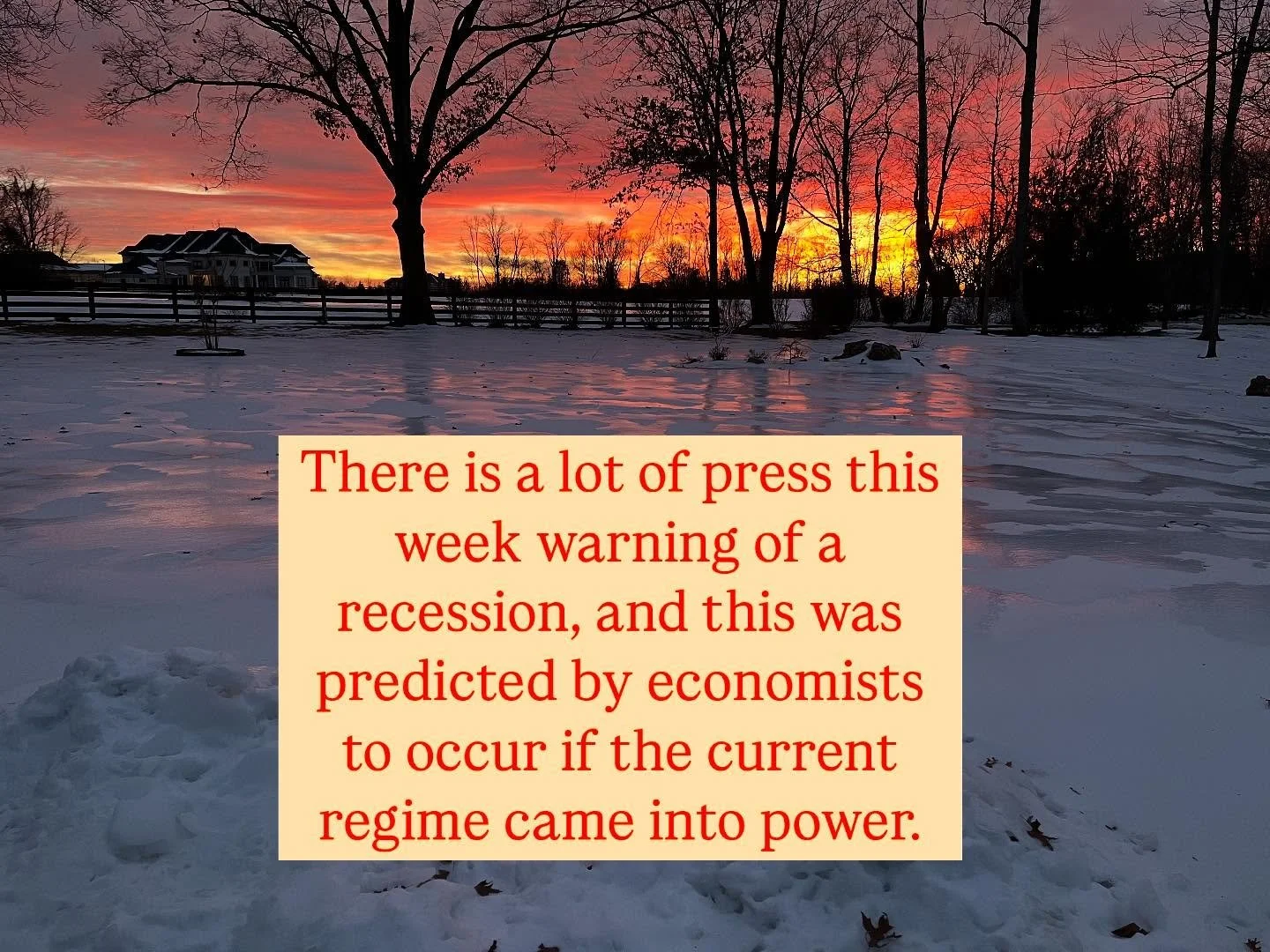 Do I think we are headed for a recession, worsening inflation, and a prolonged volatility in our economy? Yes. BUT ✋🏼panicking will not help you and rather could do the opposite. 

The stock market will recover (simply do a web search on historical 