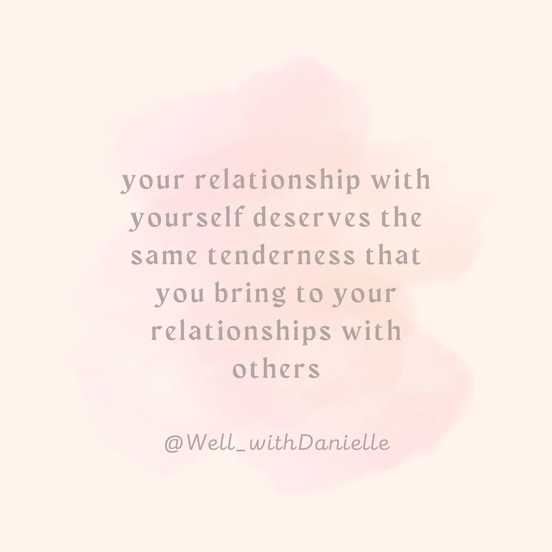 &ldquo;Treat others the way you want to be treated&rdquo; ➡️ &ldquo;Treat yourself as kindly as you treat others.&rdquo;

I&rsquo;ve noticed that some of the kindest people I&rsquo;ve met have such an internal harshness with themselves. 

✨Your relat