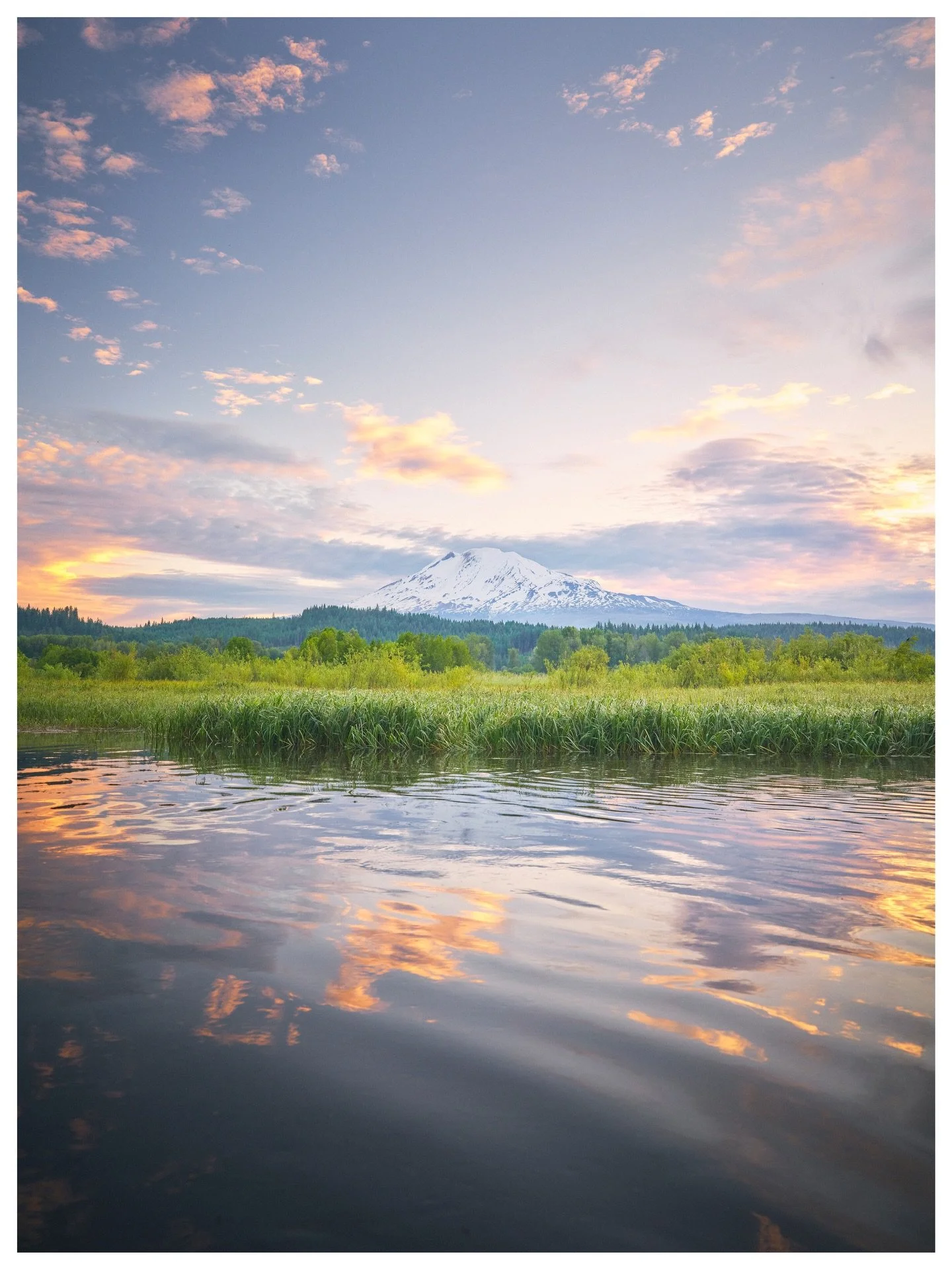 Sunrise on Mt. Adams

Trout Lake, Washington
June | 2024
📸 GFX100s

A quiet morning on the peaceful banks of Trout Lake near Mt. Adams. The first light of the day dances off the ripples in the water as morning birds call.
