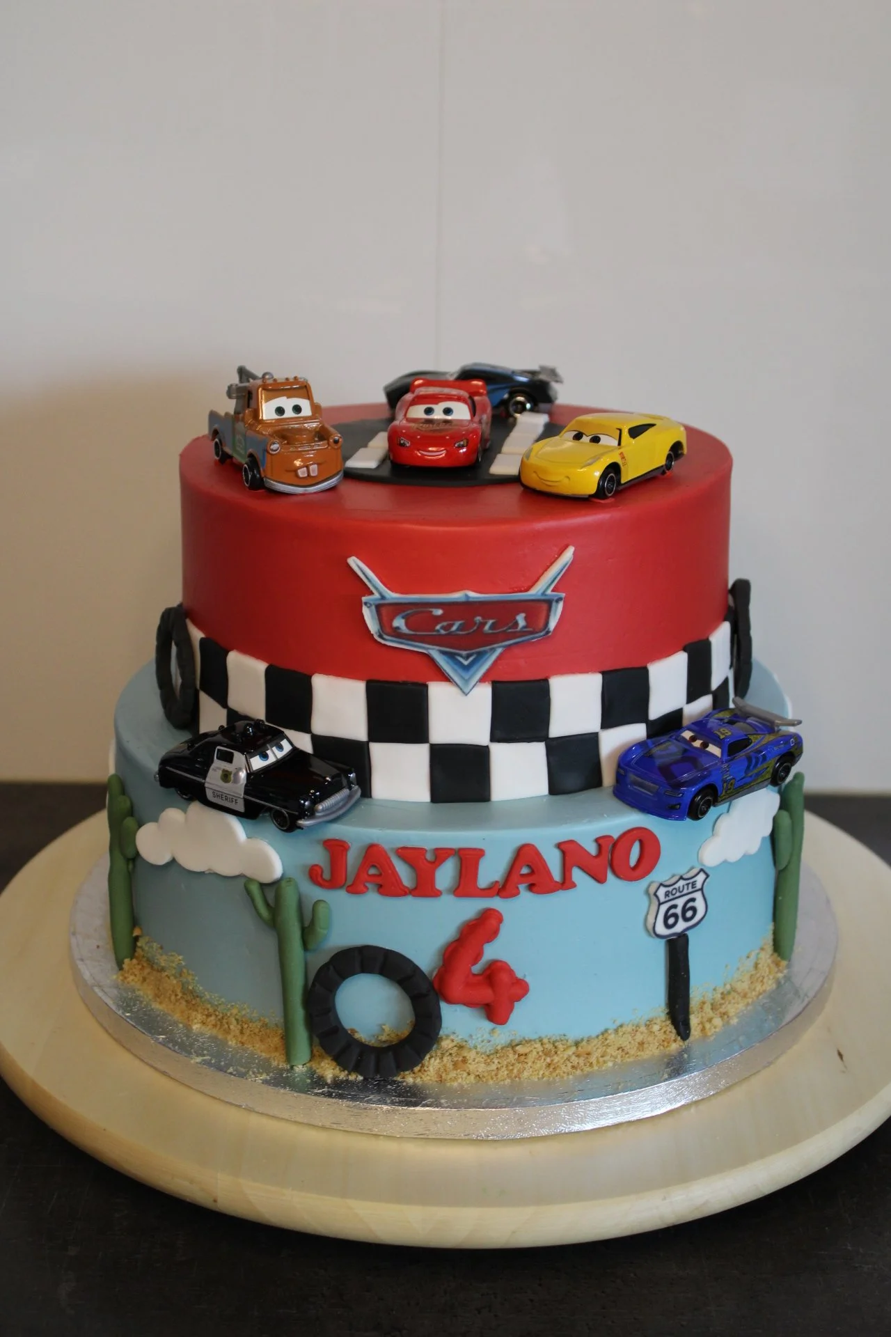 cars stapeltaart