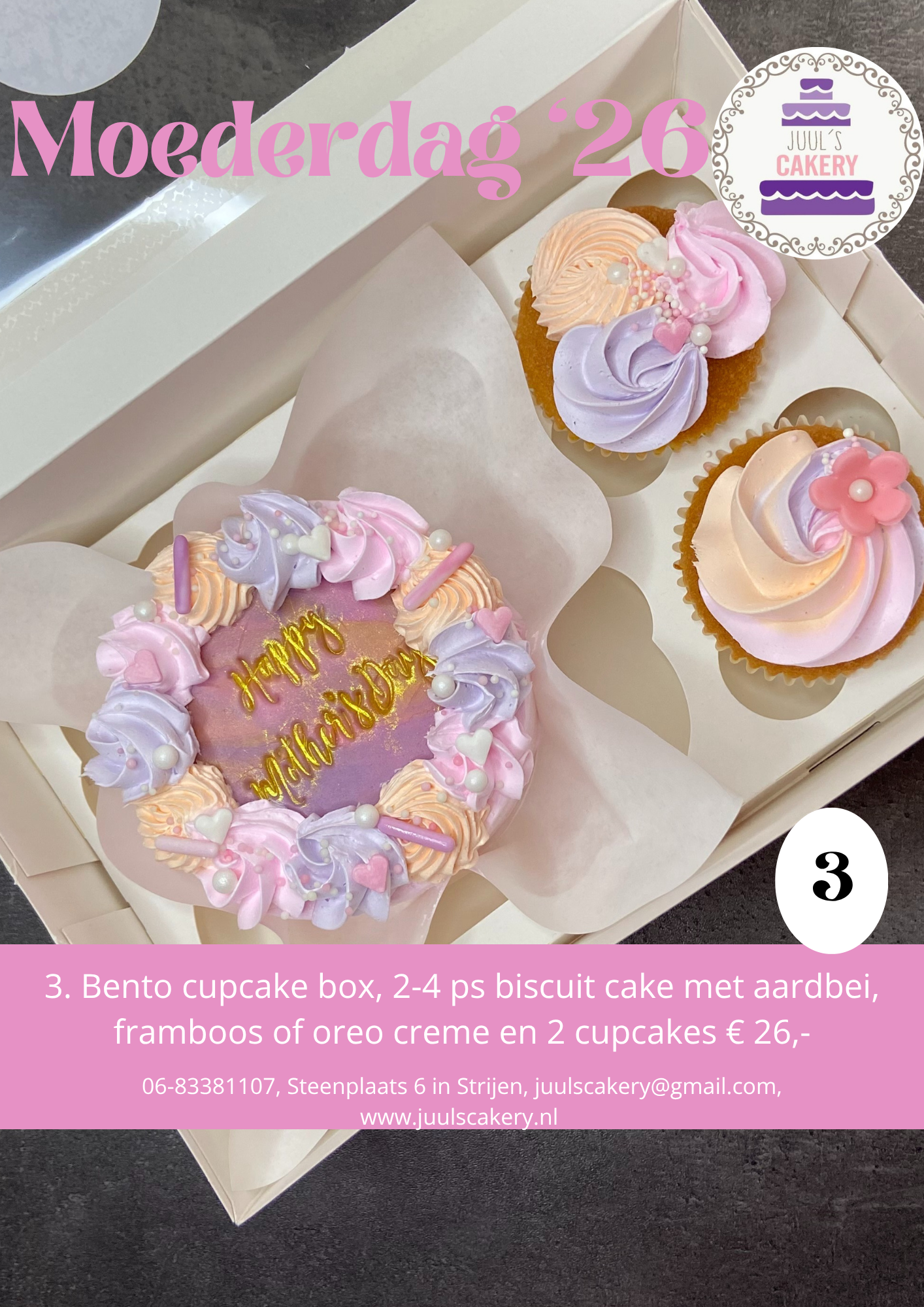 Bento cupcake box