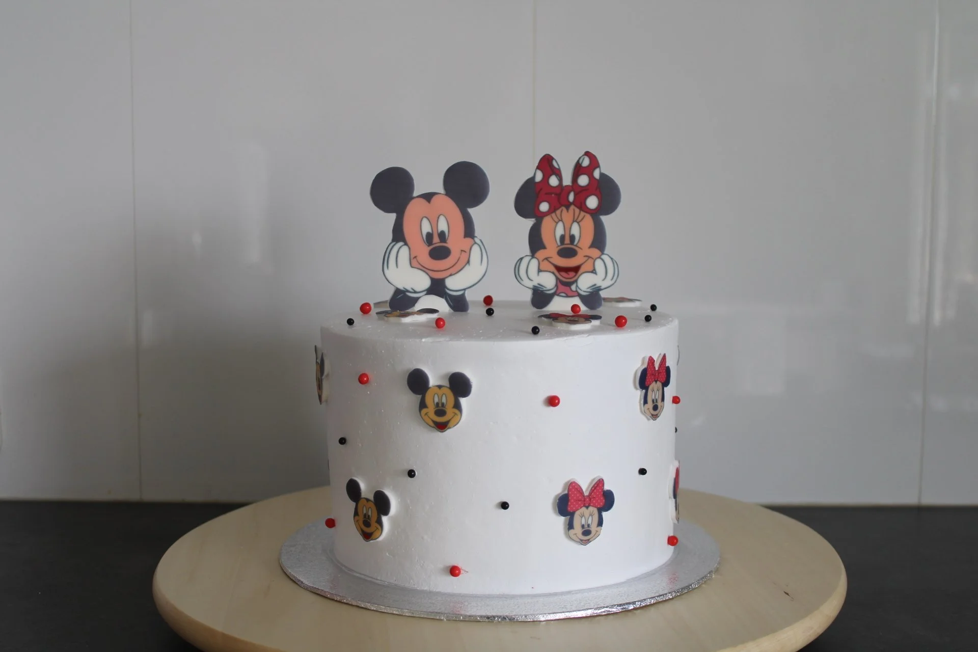 minnie en mickey mouse taart