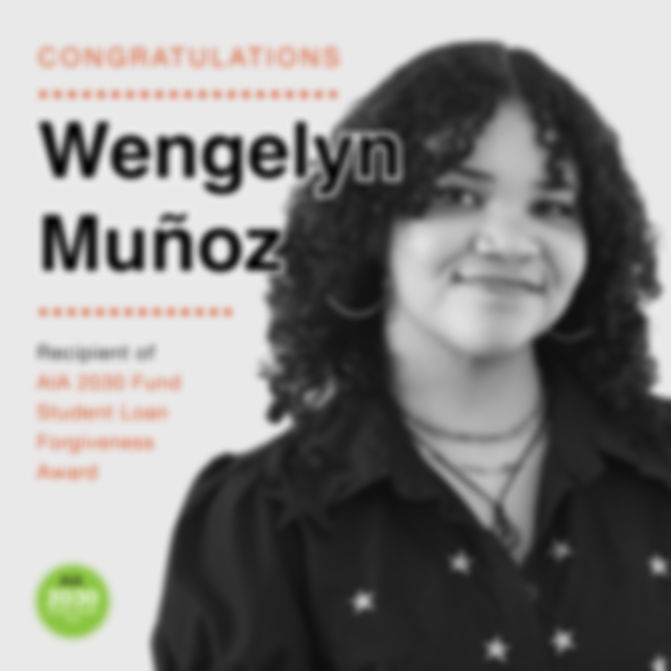 Celebrating Wengelyn Muñoz, AIANY 2030 Fund Award Recipient