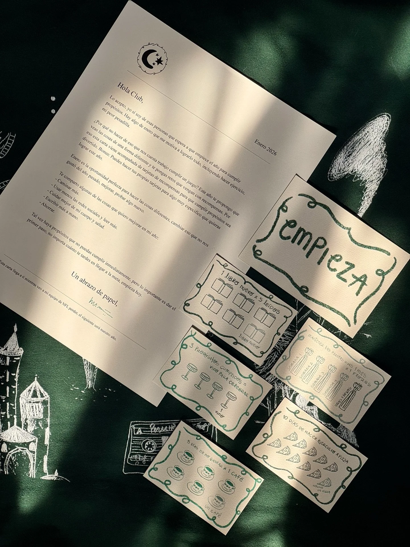 La primera carta del a&ntilde;o del club: de empezar a cumplir prop&oacute;sitos y sue&ntilde;os ✨ mi parte favorita de esta carta fueron las tarjetas de recompensas 🔖 porque todos necesitamos un poquito de motivaci&oacute;n.

Dicen que el 2026 es e