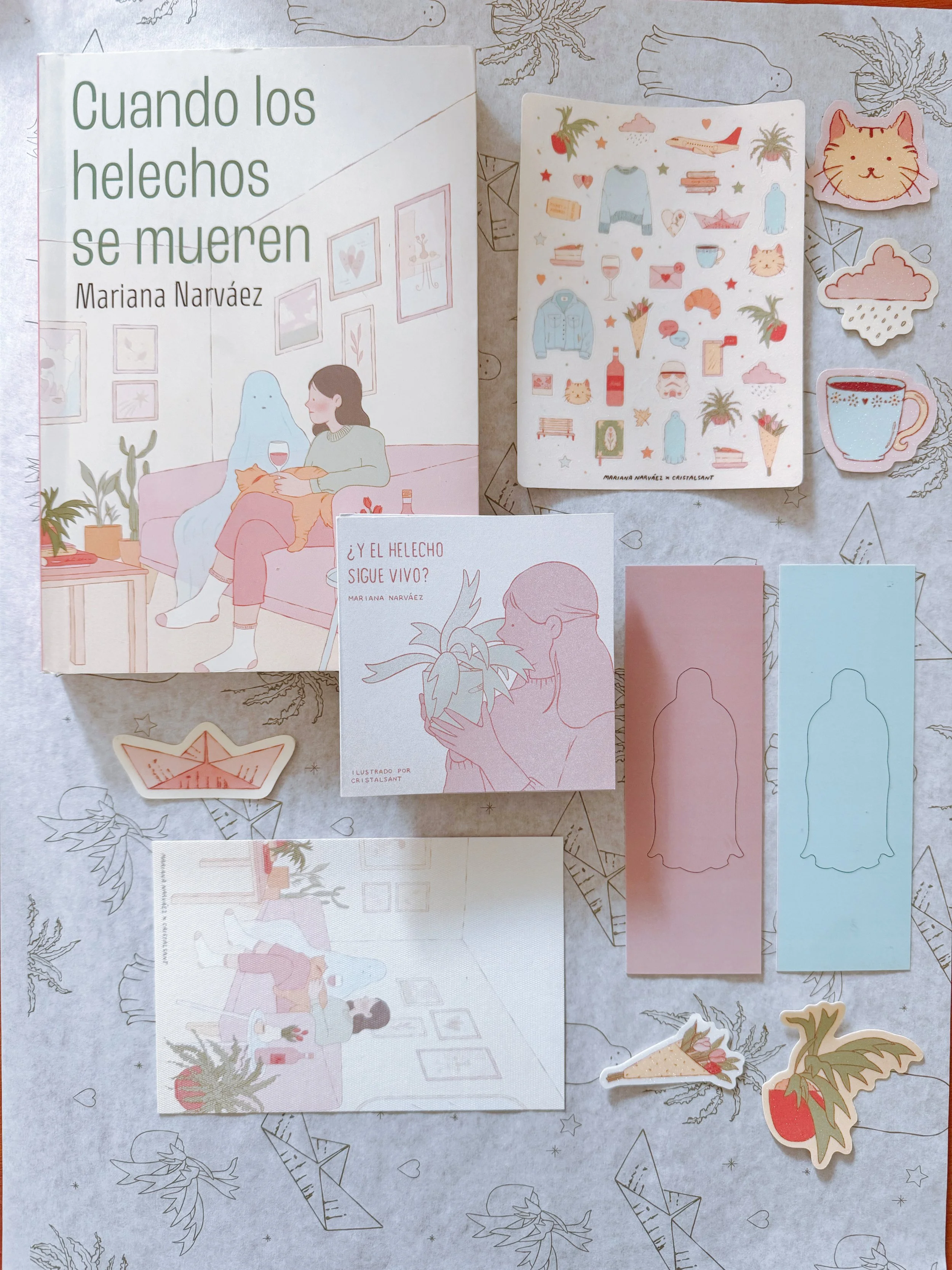 Kit Papelería Cuando los helechos se mueren