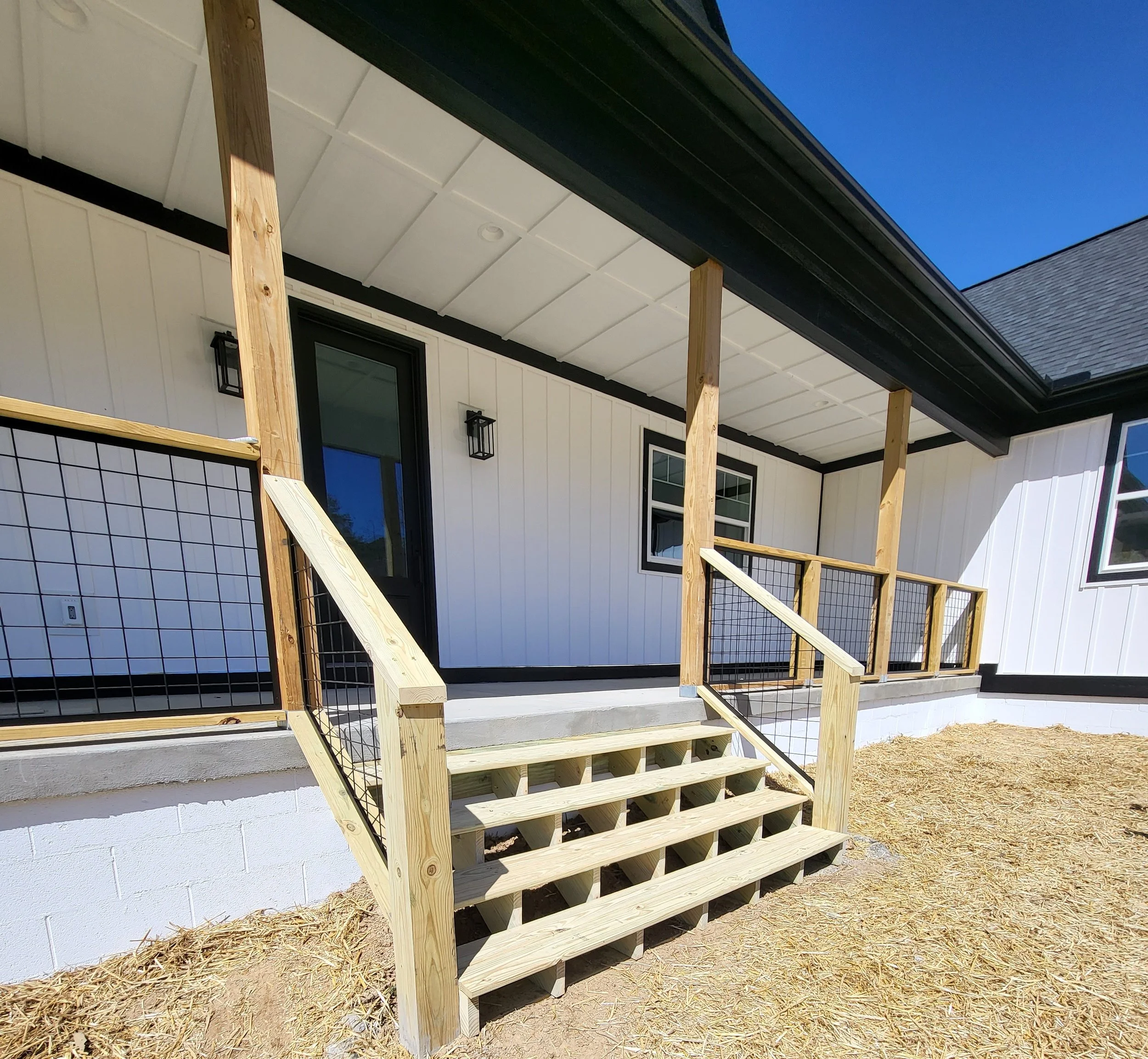 porch new construction railing stairs lumber.jpg