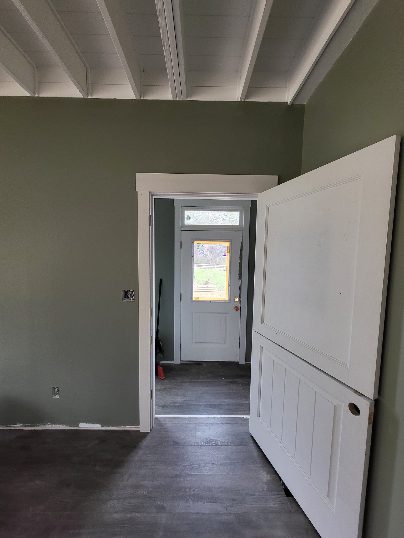 door install shiplap trim olive green.jpg