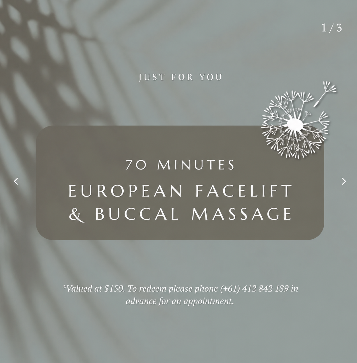 70-Minutes European Face-lift & Buccal Massage