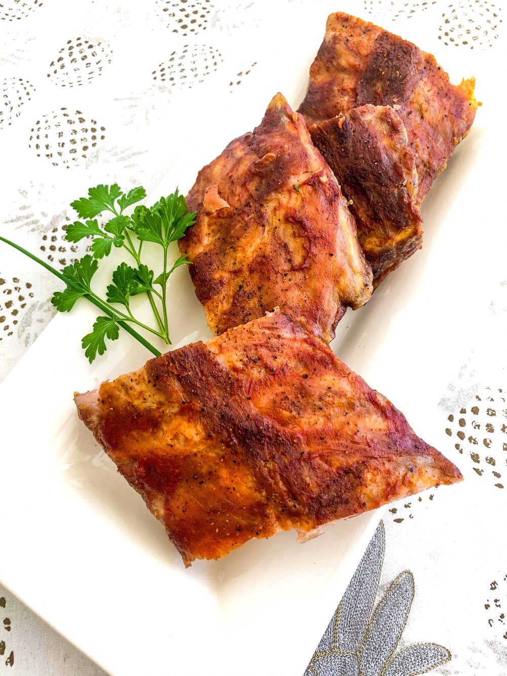 Oven Steamed & Grilled Ribs — Living Delish & Nutrish