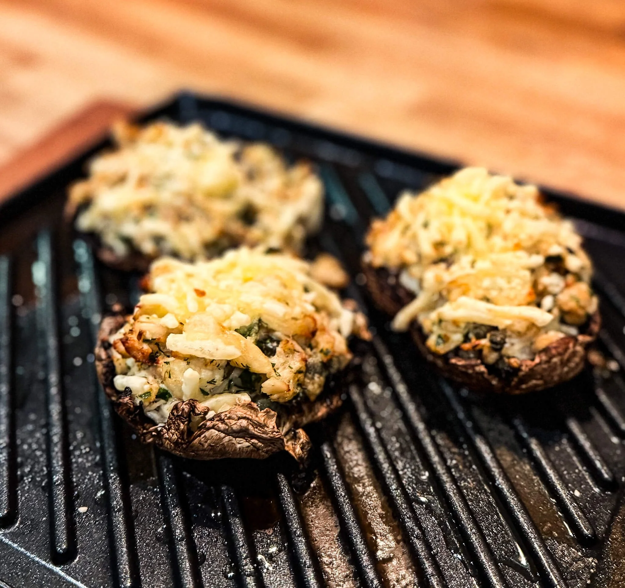 Crab Stuffed Portobellos