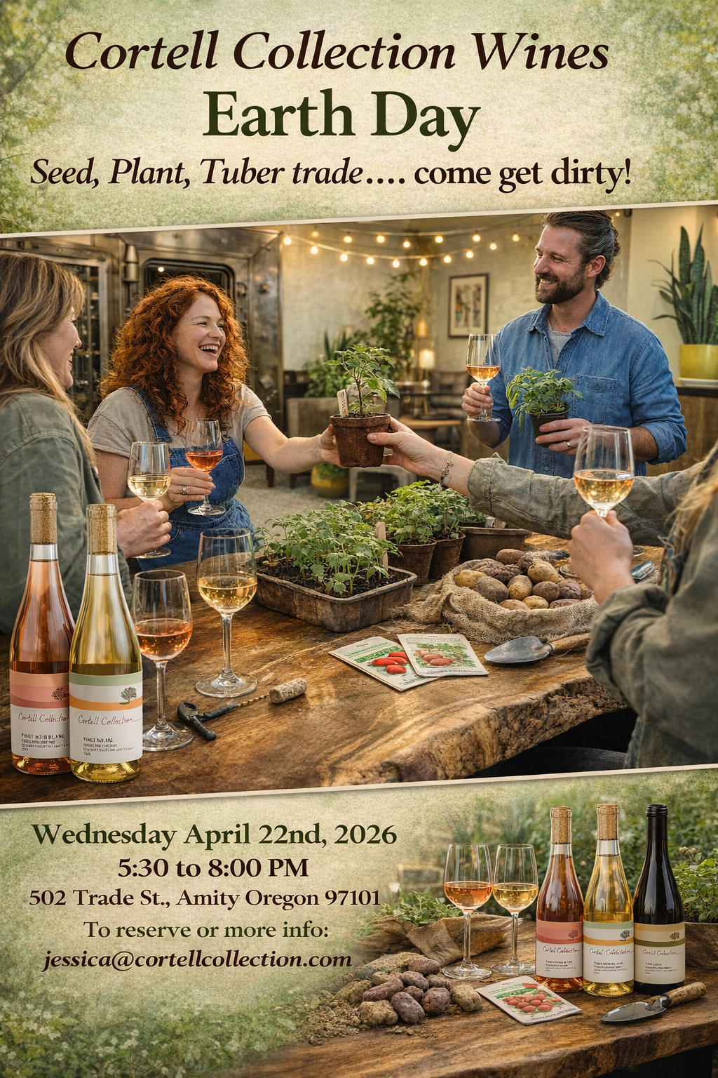 Earth Day Wine Tasting and Plant Trade 