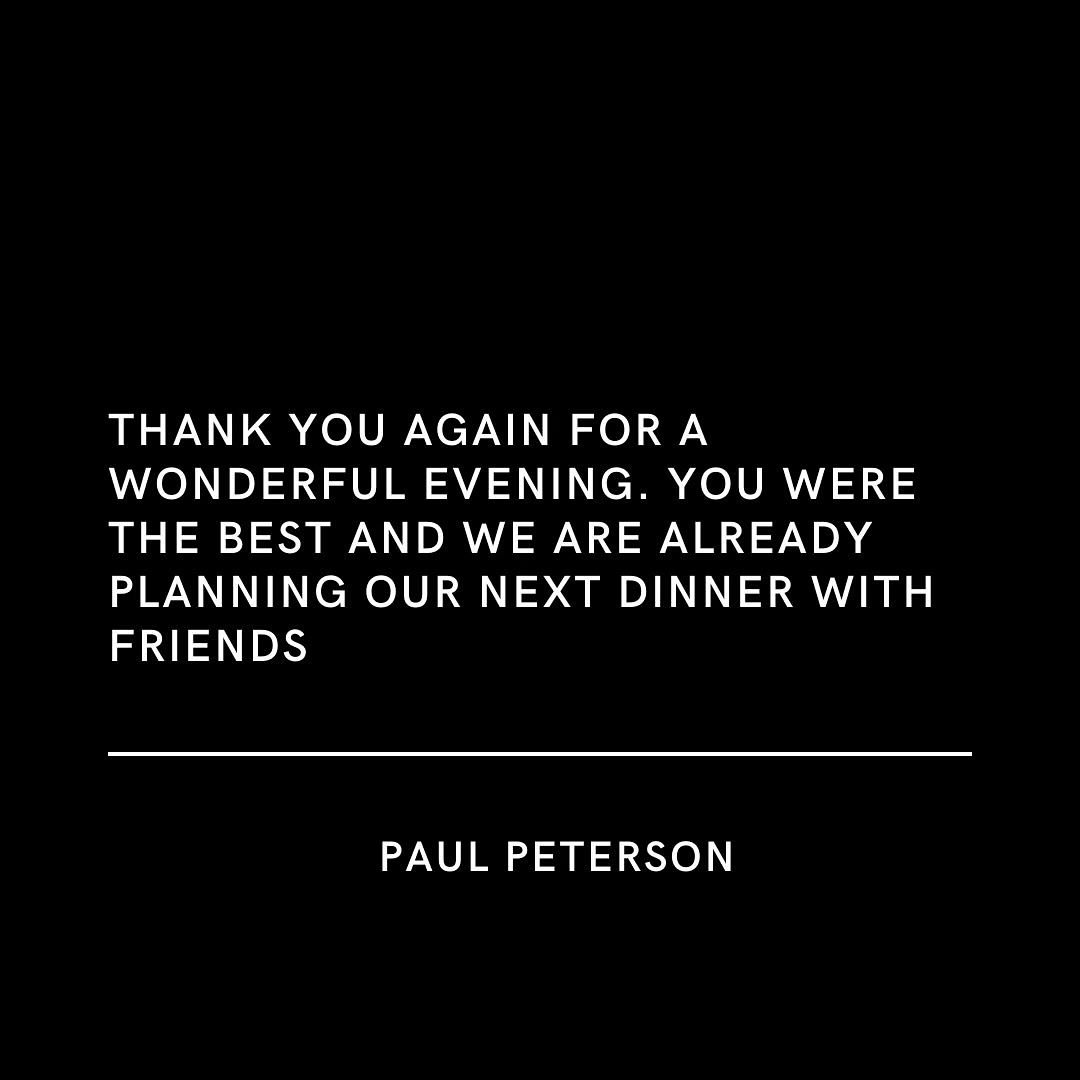 Thank you, Paul Peterson, for allowing me to host a dinner service with you, I am happy to host for you once again in the near future! Paul had the delight of the following meals for his courses customized just for him:
Food Featured:
▪️Apple Tartle