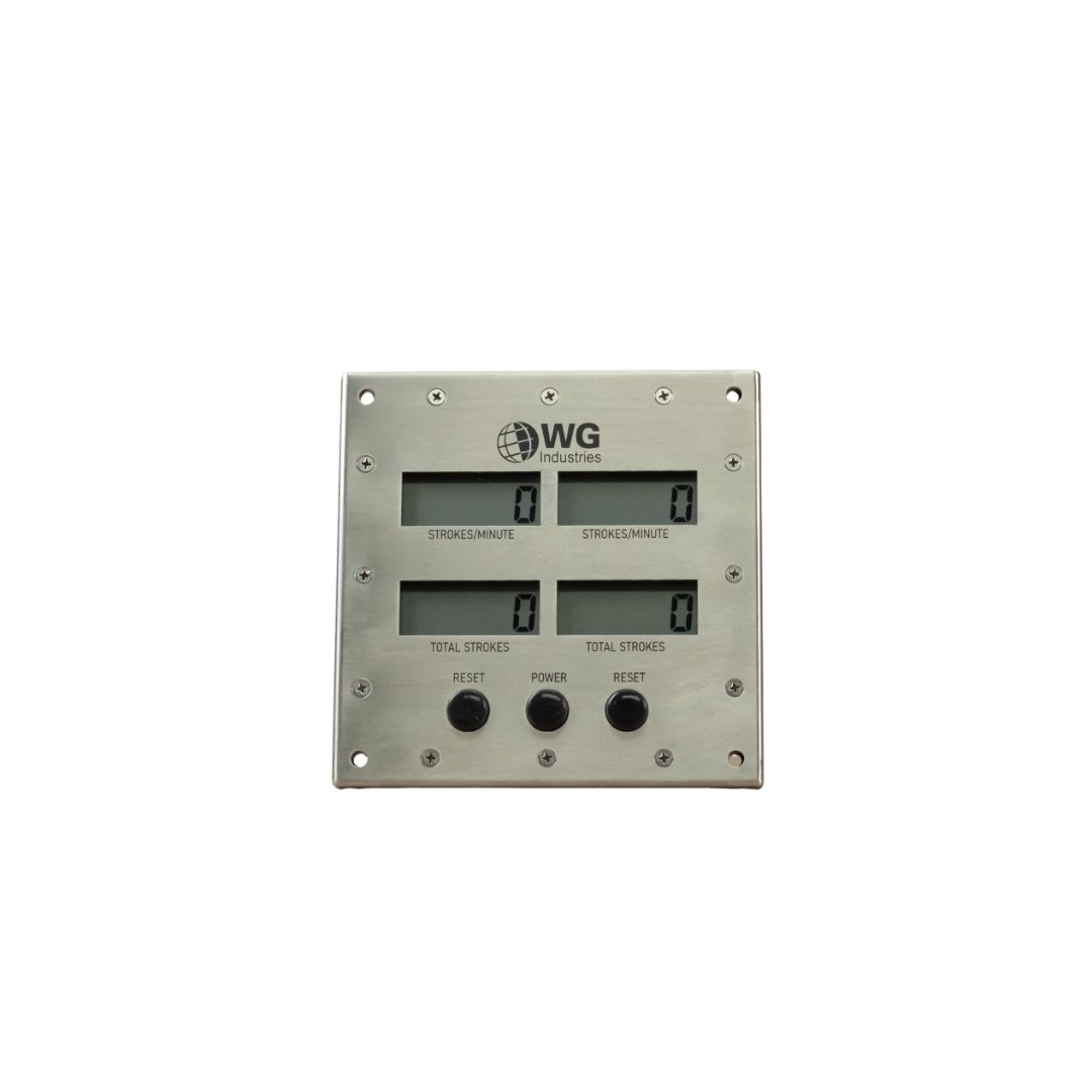 Dual Pump Stroke Counter | Two-Pump Rate and Total Display