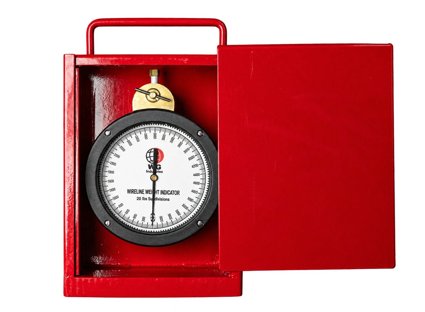 Electronic Midget Wireline Weight Indicator Portable Steel Case