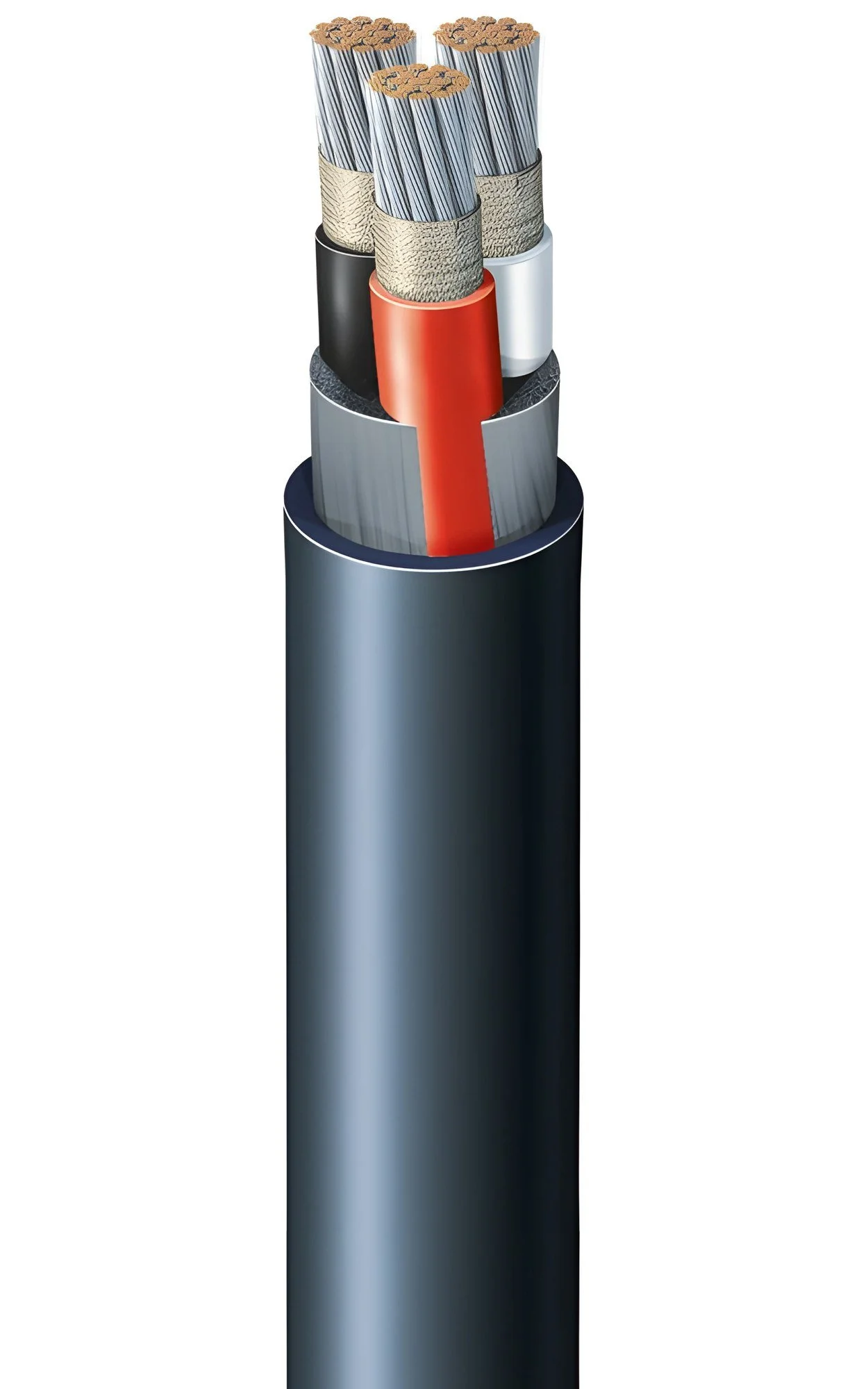 Type P Flexible Unarmored Power Cable: Two-Five Conductors
