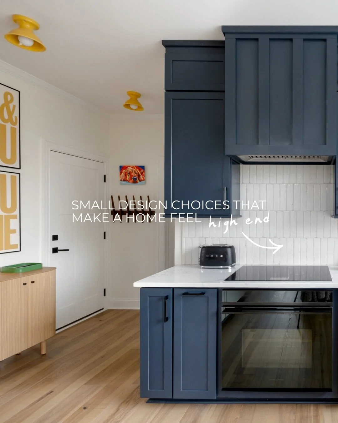 High-end isn&rsquo;t about doing more... It&rsquo;s about choosing better.

Statement pendants, thoughtful hardware, materials that layer beautifully instead of all matching. When every detail is intentional, the entire space feels elevated. 

If you