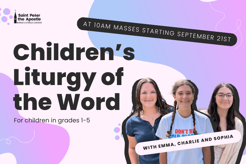 Children's Liturgy of the Word Begins