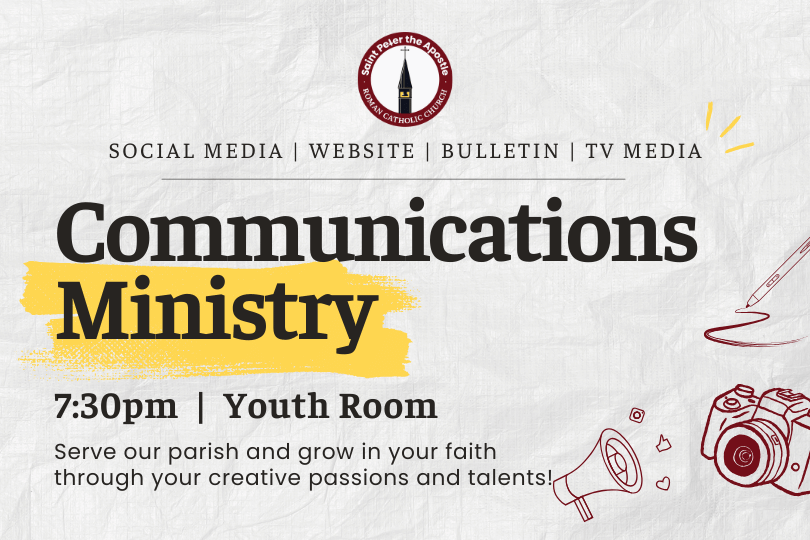 Communications Ministry 10/8: Photography Lesson!