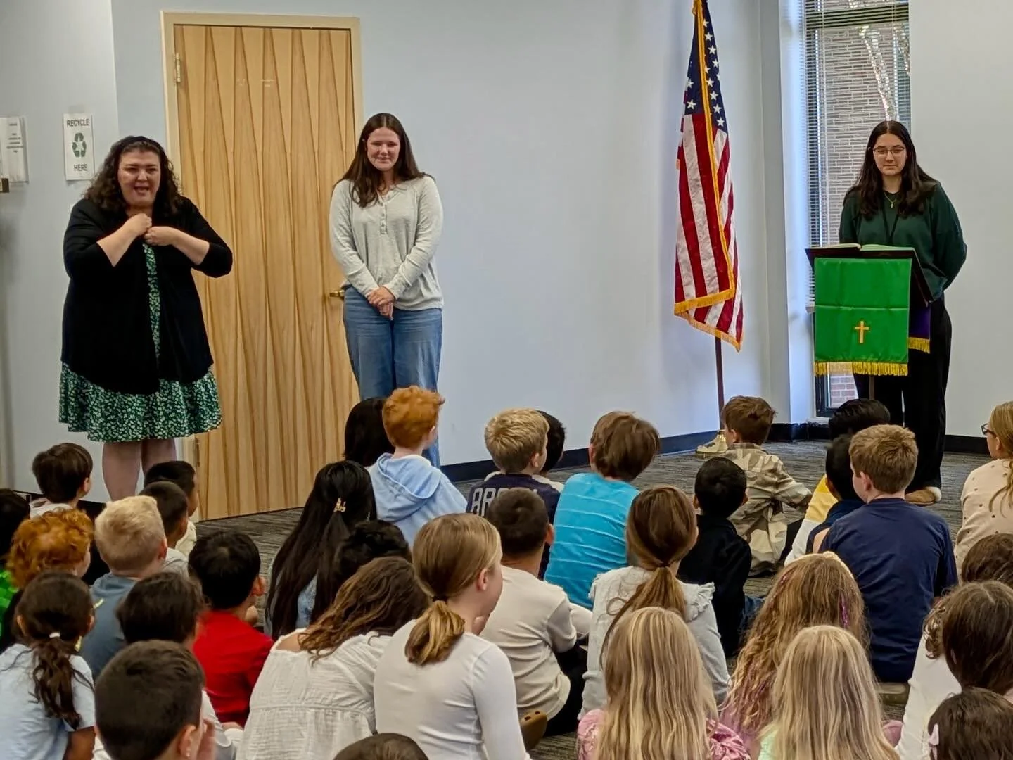 Children's Liturgy of the Word is now happening at St. Peter's!

At most of our 10AM Masses, three youth group members will guide students in grades 1-5 through a special Liturgy of the Word, making learning about the faith more accessible and fun.

