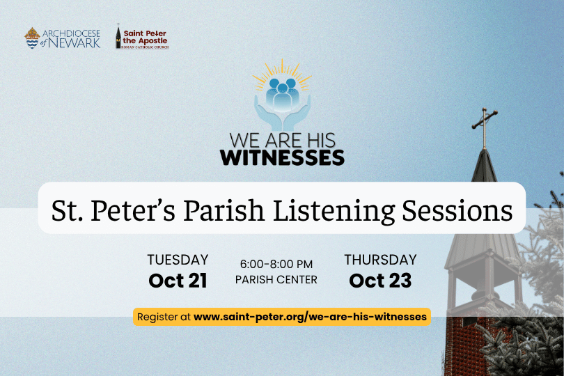 We Are His Witnesses: Parish Listening Session