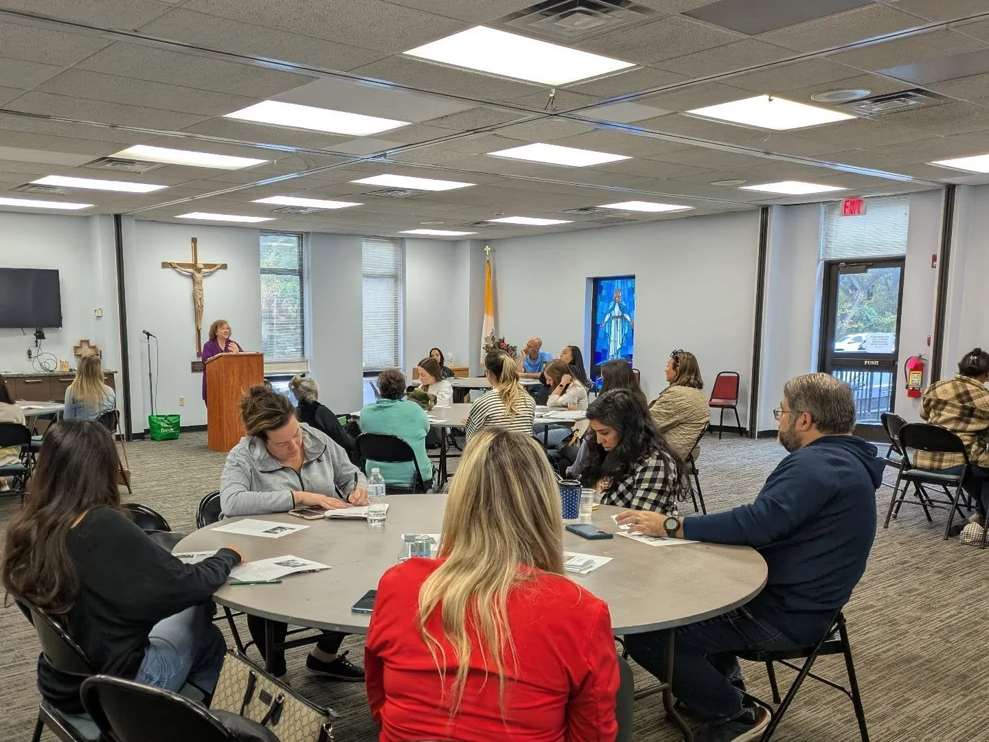 This morning we hosted a Protecting God&rsquo;s Children VIRTUS training for parish staff and volunteers from across our area. Given how unfortunately prevalent abuse is in our society, we continue to develop even more eyes &amp; ears of our faith co