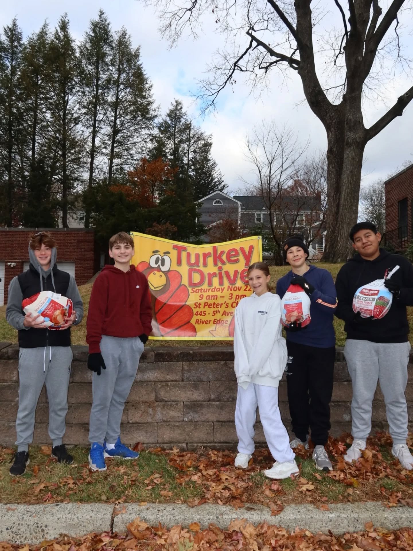 Happy Thanksgiving! Our parish family has so much to be grateful for, and we're proud of how this community has stepped up to give back this year.

Thanks to your extraordinary generosity, this year&rsquo;s Annual Turkey Drive collected 828 turkeys &